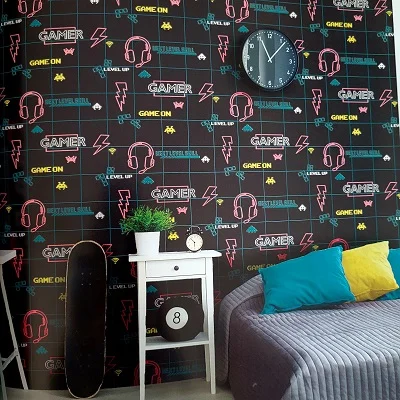 Papel tapiz para bar o habitación de niños