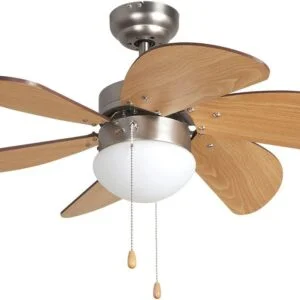 Ventilador de 6 aspas para baños o closets
